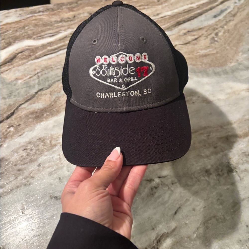 Gray and Black Southside 17 Cap